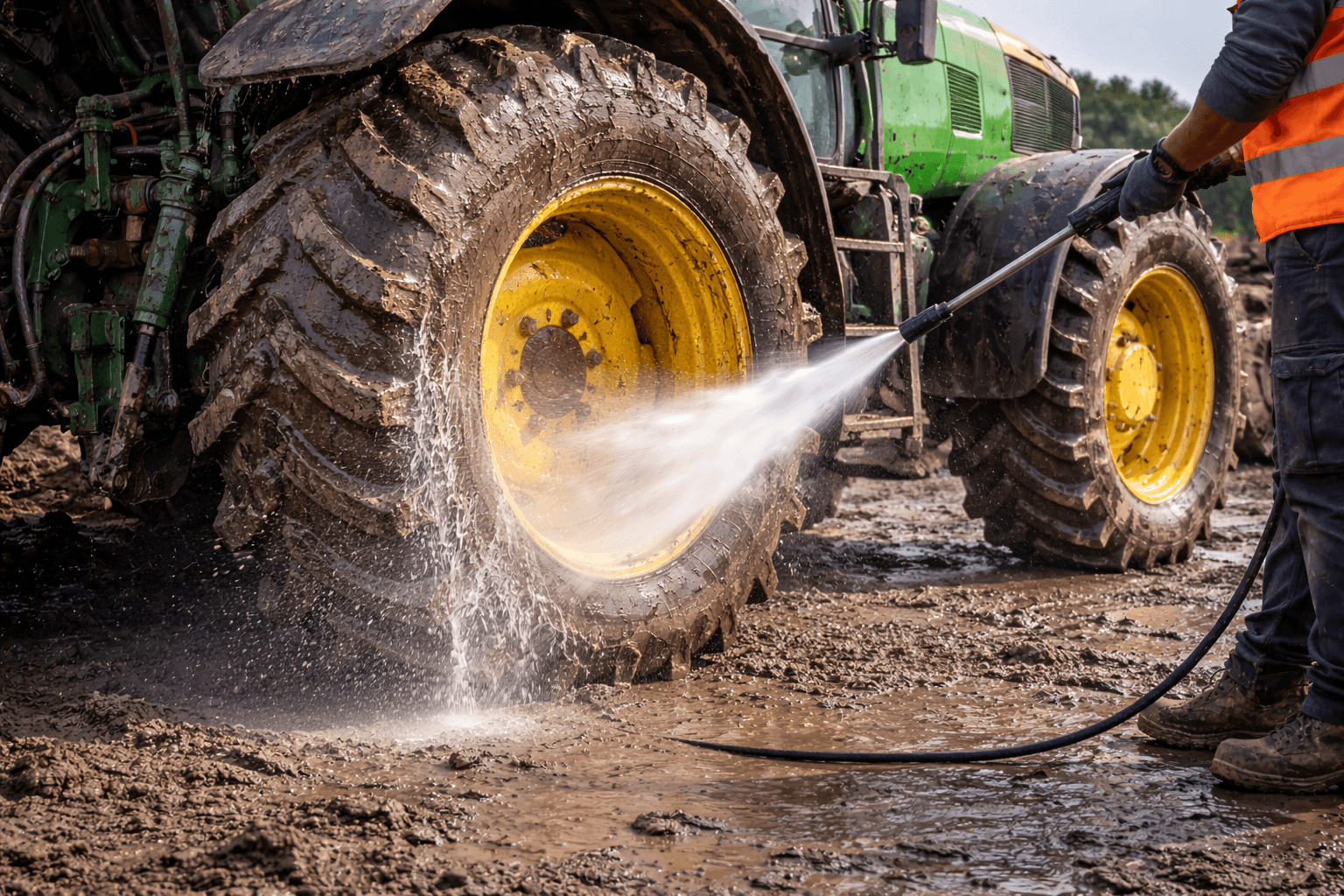 nettoyage haute pression pour agriculteurs et exploitations dans le Valais